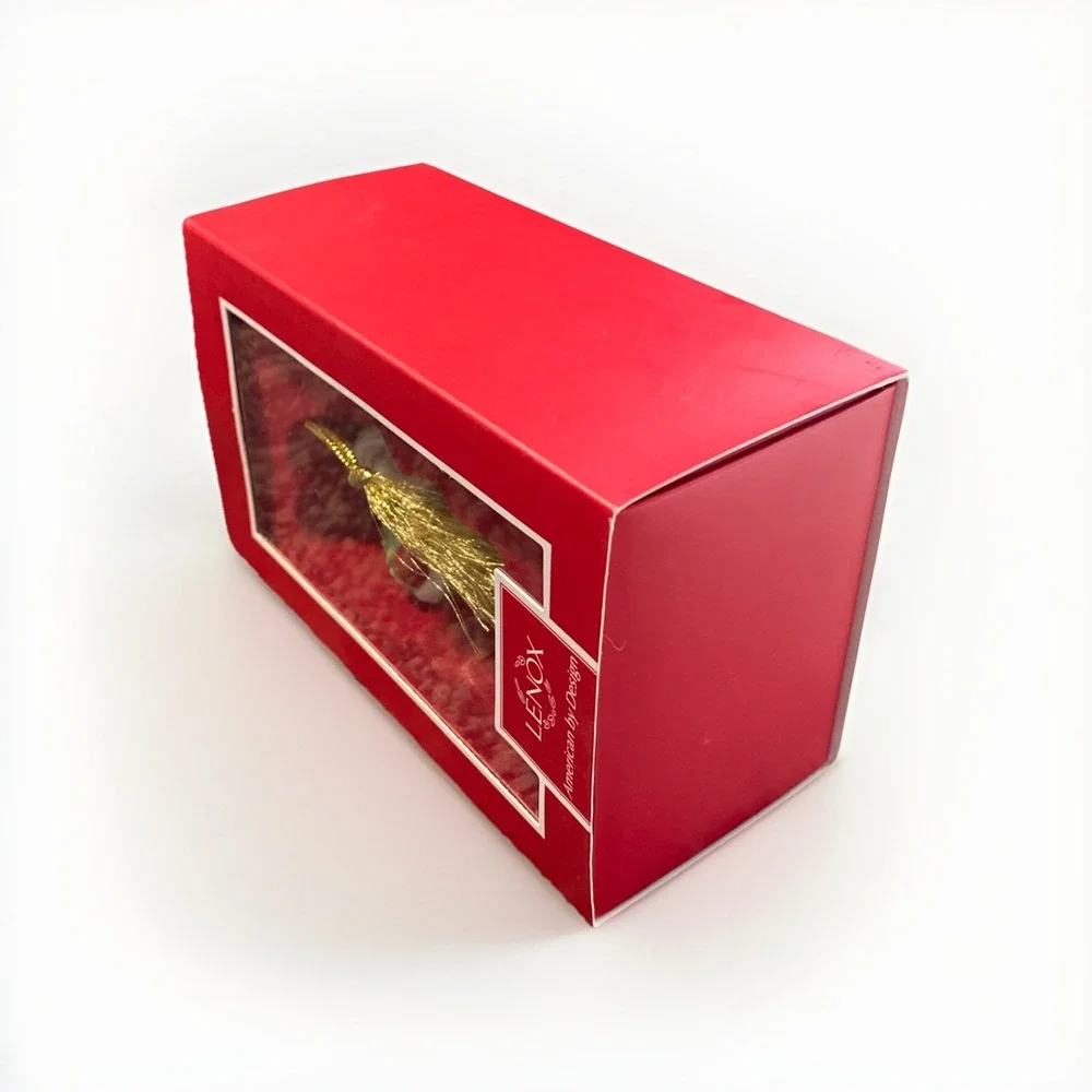 Lenox JOLLY SANTA‎ Ornament --- NEW IN BOX